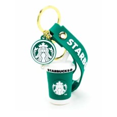 3D Silicone Keychain - Starbucks Design 2