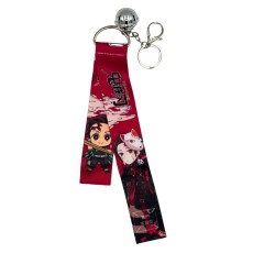Fabric Keychain - Demon Slayer Design 1