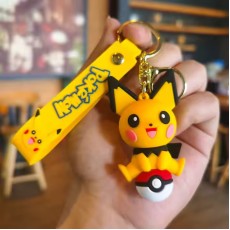 3D Silicone Keychain - Pokemon Design 1 - Силиконовый брелок для ключей