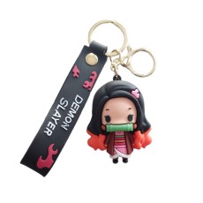 3D Silicone Keychain - Demon Slayer Design 1 - Silikona atslēgu piekariņš