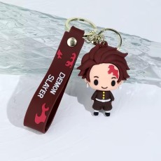 3D Silicone Keychain - Demon Slayer Design 2 - Silikona atslēgu piekariņš