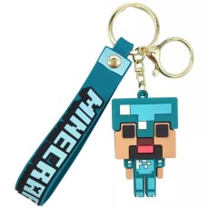 3D Silicone Keychain - Minecraft Design 2 - Силиконовый брелок для ключей