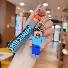 3D Silicone Keychain - Minecraft Design 3 - Силиконовый брелок для ключей