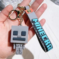 3D Silicone Keychain - Minecraft Design 4 - Силиконовый брелок для ключей