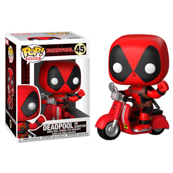 Funko POP! Marvel Deadpool Figure 9cm - Deadpool on Scooter (48) - Vinila figūriņa