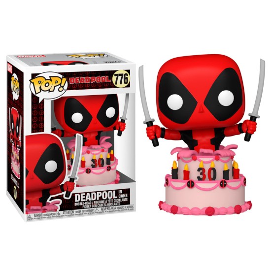 Funko POP! Marvel Deadpool 30th Figure 9cm - Deadpool in Cake (776) - Vinila figūriņa