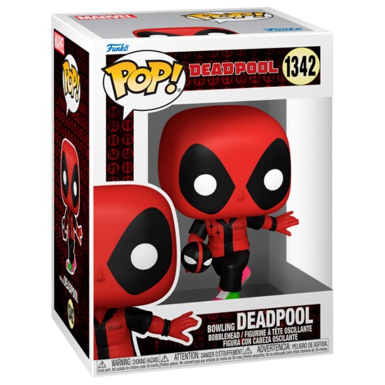Funko POP! Marvel Deadpool Figure 9cm - Deadpool Bowling (1342) - Vinila figūriņa