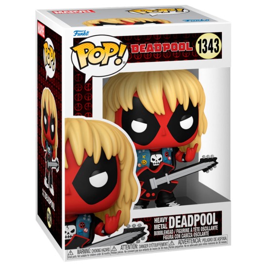 Funko POP! Marvel Deadpool Figure 9cm - Deadpool Heavy Metal (1343) - Vinila figūriņa