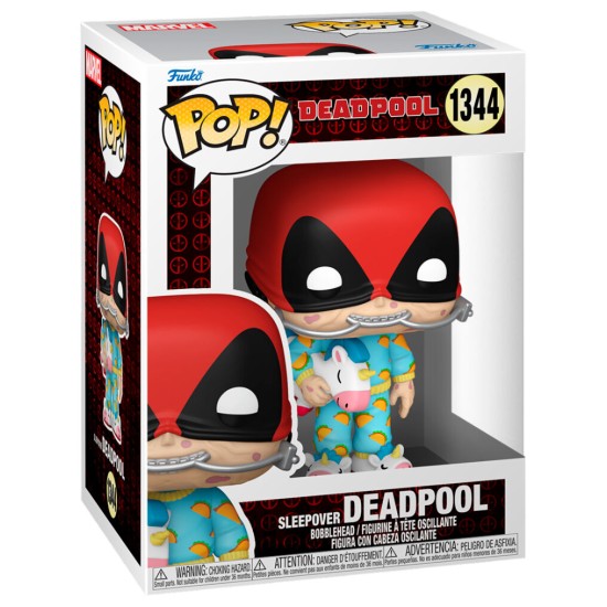 Funko POP! Marvel Deadpool Figure 9cm - Deadpool Sleepover (1344) - Vinila figūriņa