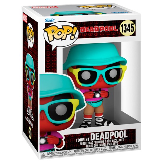 Funko POP! Marvel Deadpool Figure 9cm - Deadpool Tourist (1345) - Vinila figūriņa