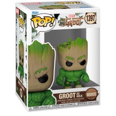 Funko POP! Marvel We Are Groot Figure 9cm - Groot as Hulk (1397) - Виниловая фигурка