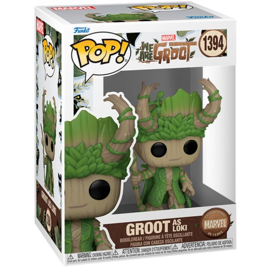Funko POP! Marvel We Are Groot Figure 9cm - Groot as Loki (1394) - Vinila figūriņa