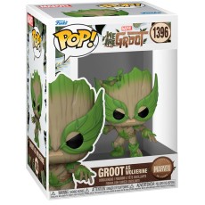 Funko POP! Marvel We Are Groot Figure 9cm - Groot as Wolverine (1396) - Виниловая фигурка