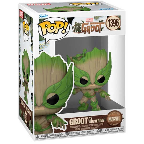 Funko POP! Marvel We Are Groot Figure 9cm - Groot as Wolverine (1396) - Vinila figūriņa