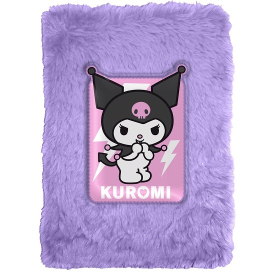 Kids Licensing Hello Kitty Plush A5 Notebook 21 x 15cm - Kuromi - Klade