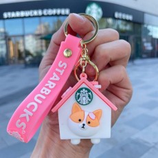 3D Silicone Keychain - Starbucks Design 7 - Силиконовый брелок для ключей