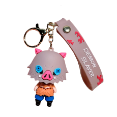 3D Silicone Keychain - Demon Slayer Design 3 - Silikona atslēgu piekariņš