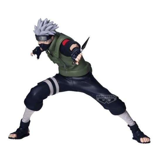 Banpresto Naruto Shippuden Vibration Stars Figure 13cm - Hatake Kakashi - Plastic figure