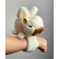 Capybara Hand Roll Plush Toy with Wings - White Kapibara