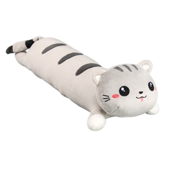 Cat Loaf Plush Toy 50cm - Кот Батон / Серый - Плюшевая игрушка