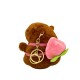 7Toys Capybara Assorted Backpack Plush Keychain 11cm - Persiks - Plīša atslēgu piekariņš