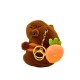 7Toys Capybara Assorted Backpack Plush Keychain 11cm - Burkāns - Plīša atslēgu piekariņš