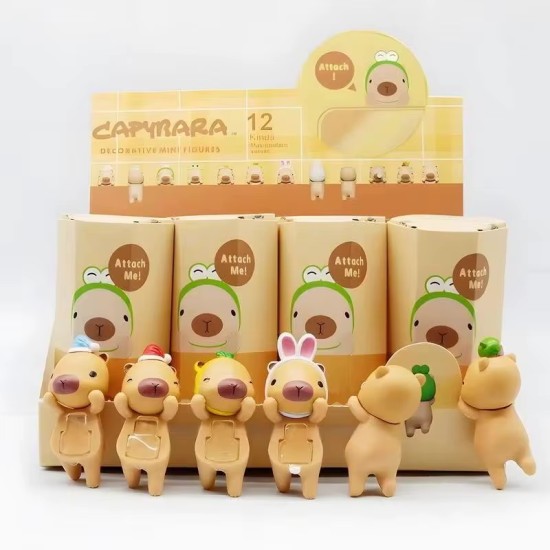 Sonny Angel Hippers (Capybara Series) Blind Box Decorative Mini Figure (1.pcs) - Приклеивающаяся декоративная фигурка для устройств