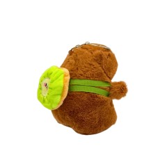 Capybara Backpack Plush Keychain 11cm - Kiwi