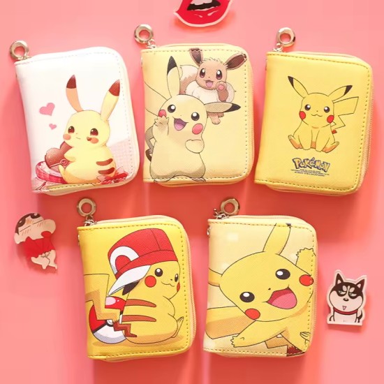 Pokemon Pikachu Wallet - Yellow Mix Design