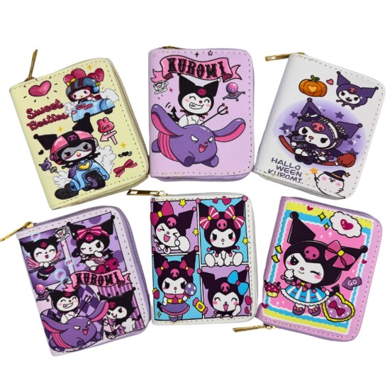 Hello Kitty Kuromi Wallet - Mix Colors