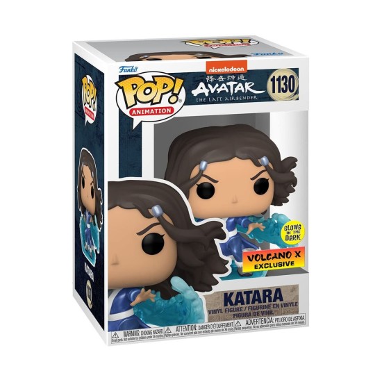Funko POP! Avatar The Last Airbender Figure 9cm - Katara Glow in The Dark Special Edition (1130) - Vinila figūriņa