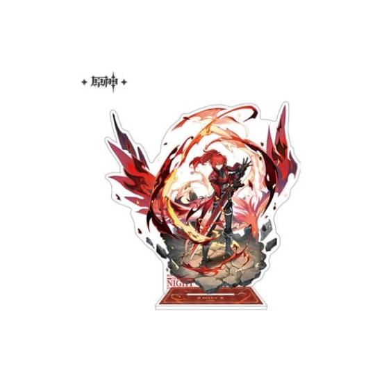 MiHoYo Genshin Impact Acrylic Phone Holder 17cm - Diluc - Акриловый держатель для телефона
