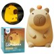 Forever Light Friendly Capybara 3D LED Night Lamp 14cm