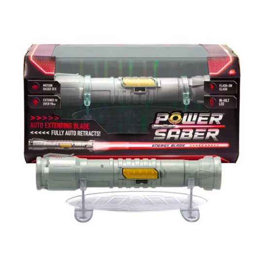 Star Wars Roleplay Replica Power Saber with Sound and Light (Auto Extending and Retracting) 90cm