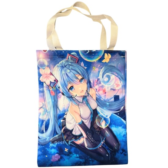 Hatsune Miku Shopping Bag 34 x 42 cm - Design 1 - Iepirkumu soma