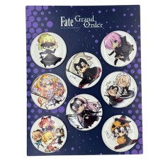 Fate Grand Order Pin Badge Pack (8 pcs.) - Design 1