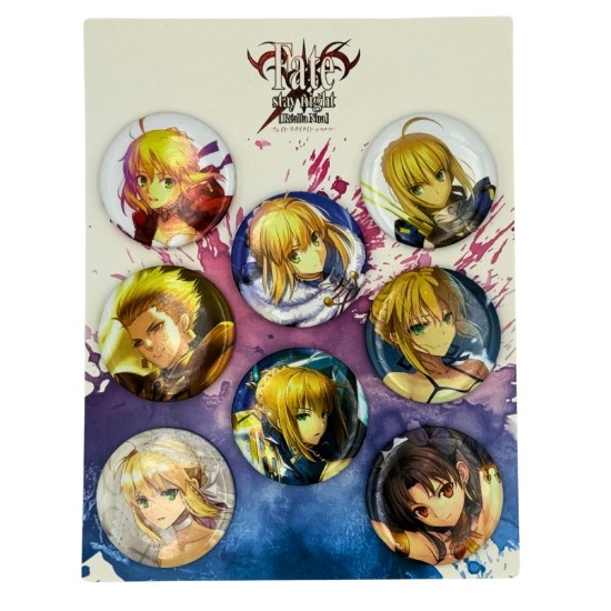 Fate Grand Order Pin Badge Pack (8 pcs.) - Design 2 - Значок