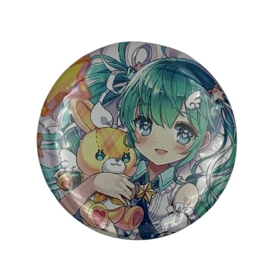 Hatsune Miku Pin Badge - Design 1 - Piespraude