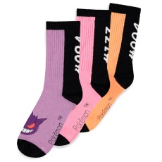 Difuzed Pokemon Socks (3 Pack) Size 35-38 - Zeķes 3 pāri