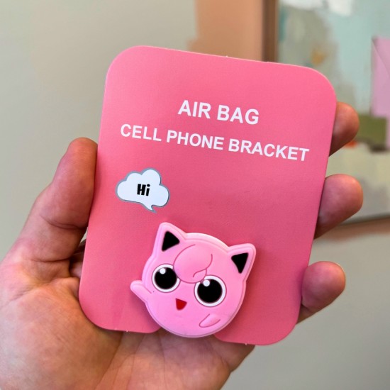 Phone Socket Cute Popping Up Finger Grip Mount - Silicone_140