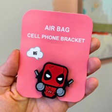 Phone Socket Cute Popping Up Finger Grip Mount - Silicone_149 - Универсальный держатель для телефона