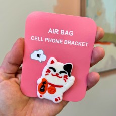 Phone Socket Cute Popping Up Finger Grip Mount - Silicone_138 - Универсальный держатель для телефона