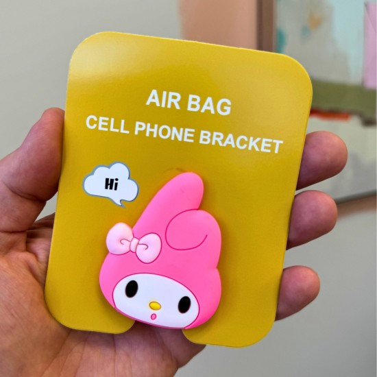 Phone Socket Cute Popping Up Finger Grip Mount - Silicone_68