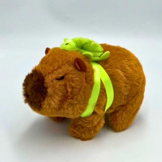 Capybara Interactive Plush Toy with Sound and Movement - Kapibara - Plīša interaktīva rotaļlieta ar skaņu un kustību