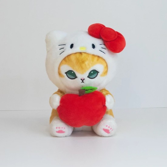 7Toys Hello Kitty Plush Toy 19cm - Cat with Apple