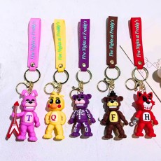 3D Silicone Assorted Keychain - Five Nights at Freddy's - Silikona atslēgu piekariņš