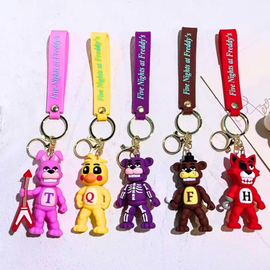 3D Silicone Assorted Keychain - Five Nights at Freddy's