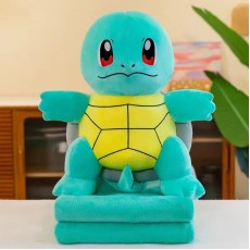 Pokemon Plush Toy with Blanket 100 x 170cm - Squirtle