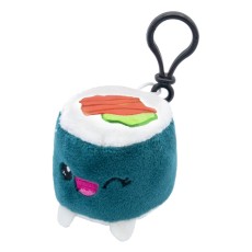 Joy Toy Plushi Plush Keychain 7cm - Maki Sushi with Salmon - Plīša atslēgu piekarīņš