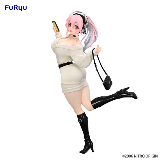 Furyu Super Sonico Trio-Try-iT Ver. Winter Memory Figure 21cm - Super Sonico - Plastmasas figūriņa